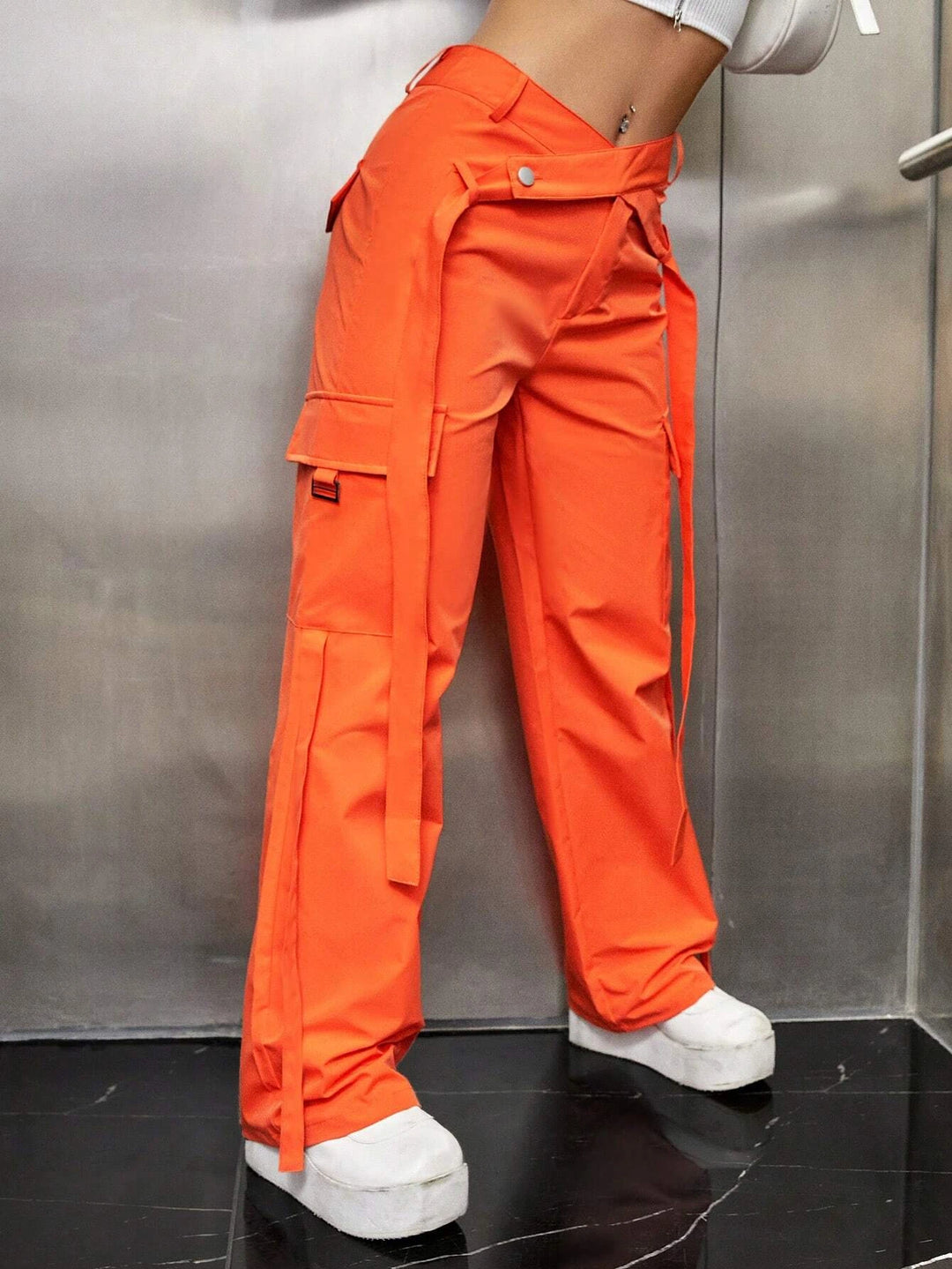 Flap Pocket Cargo Pants