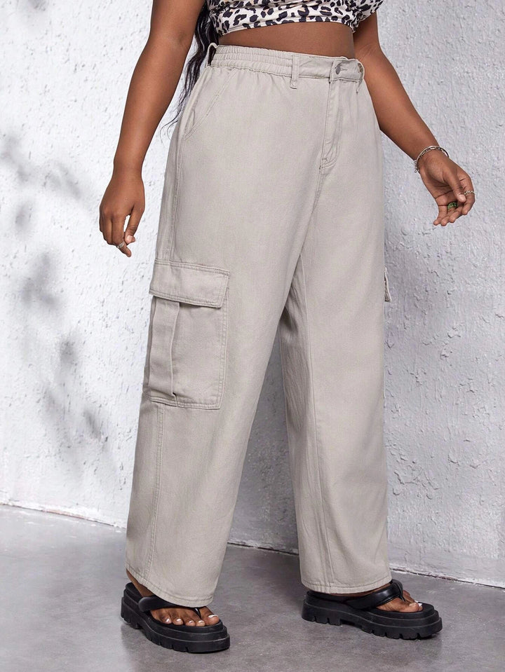 Cargo Flap Side Pocket Pants