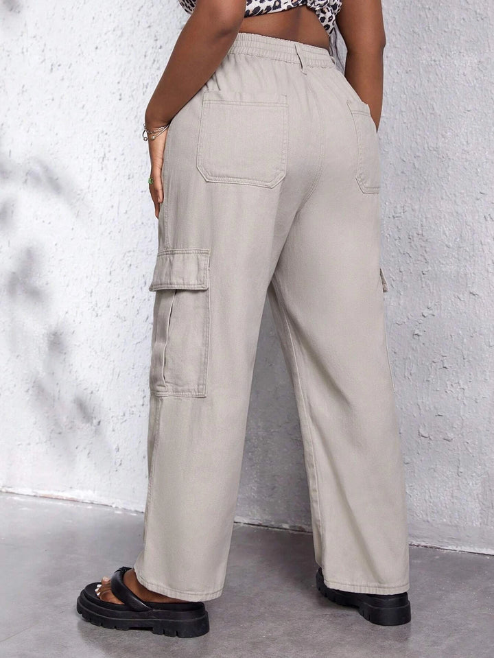 Cargo Flap Side Pocket Pants