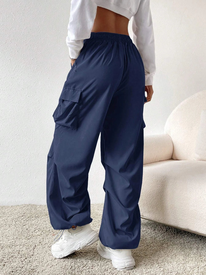 High Waist Cargo Pants