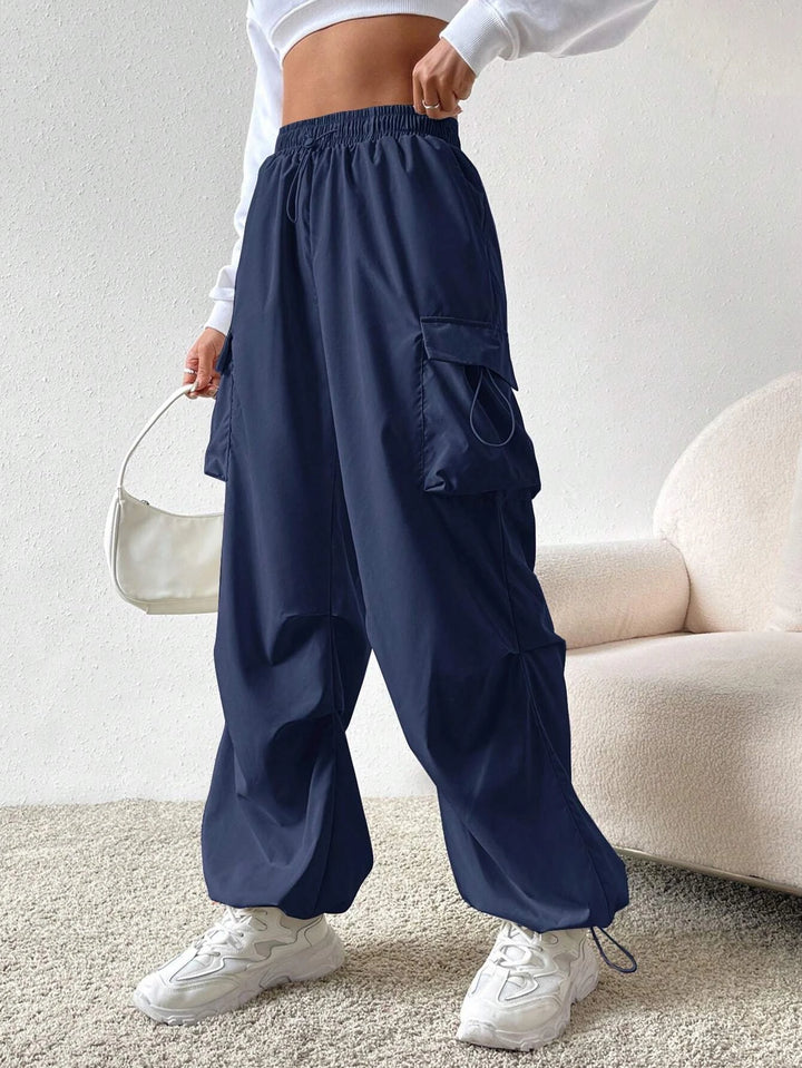 High Waist Cargo Pants