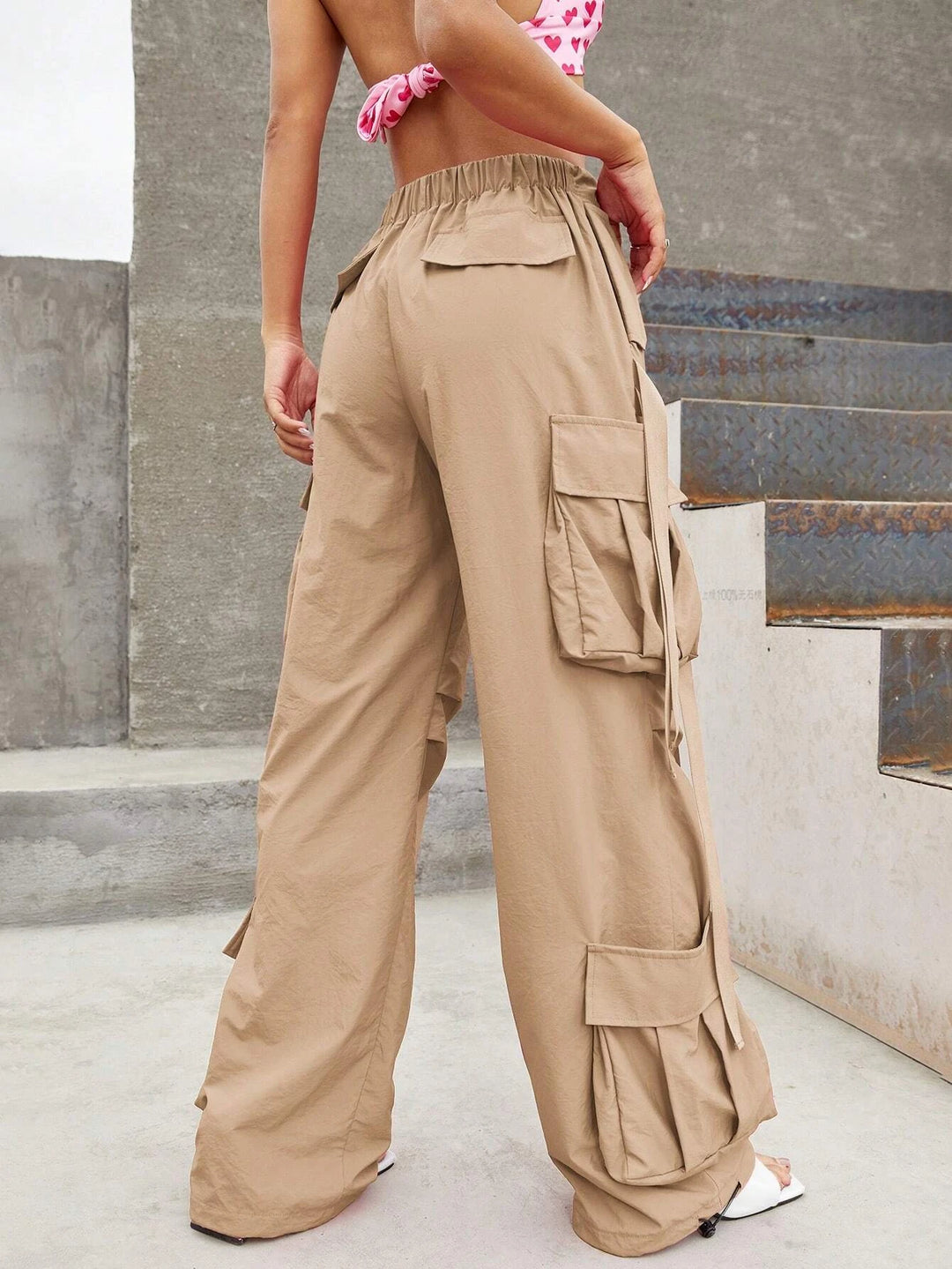 Flap Pocket Side Cargo Pants