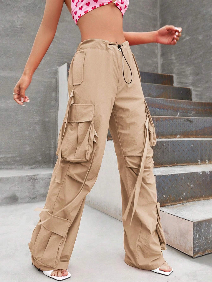 Flap Pocket Side Cargo Pants