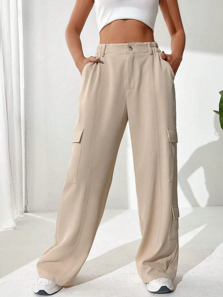 Flap Pocket Side Cargo Pants