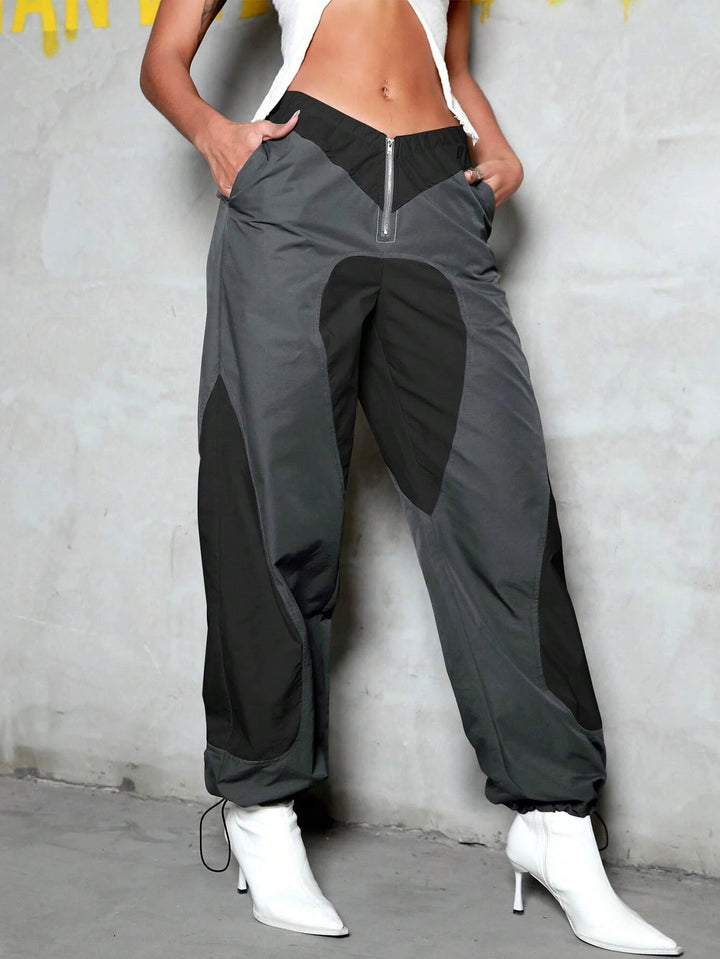 Slant Pocket Drawstring Cargo Pants