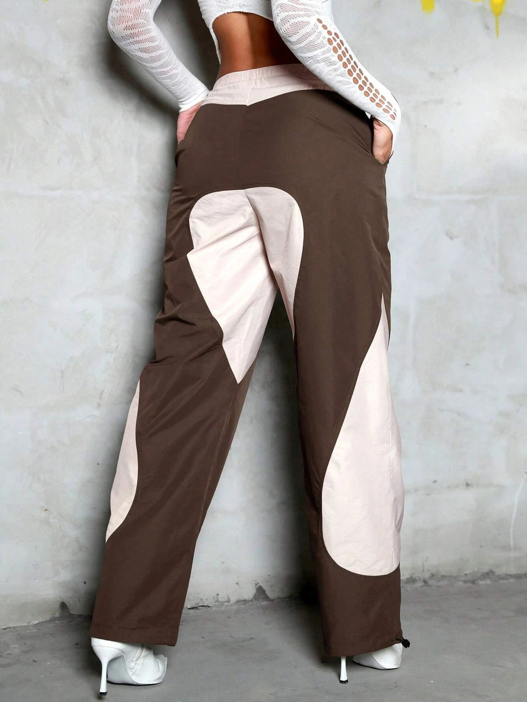 Slant Pocket Drawstring Cargo Pants