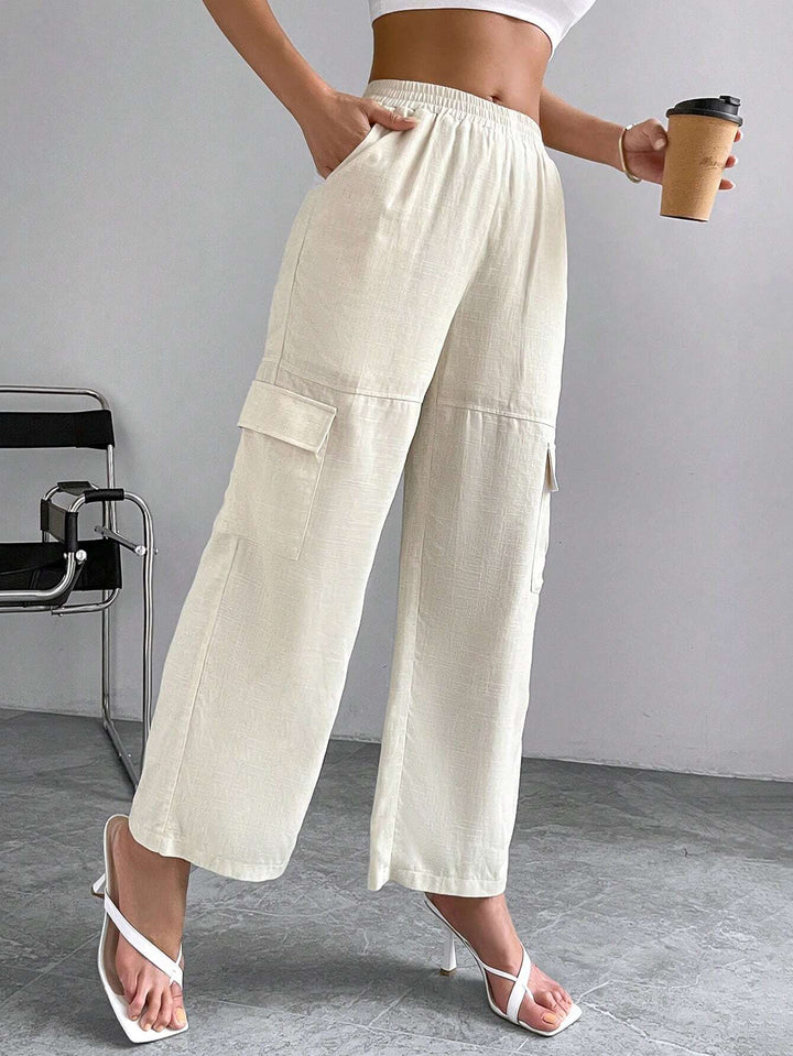 Loose Fit High Waist Pants