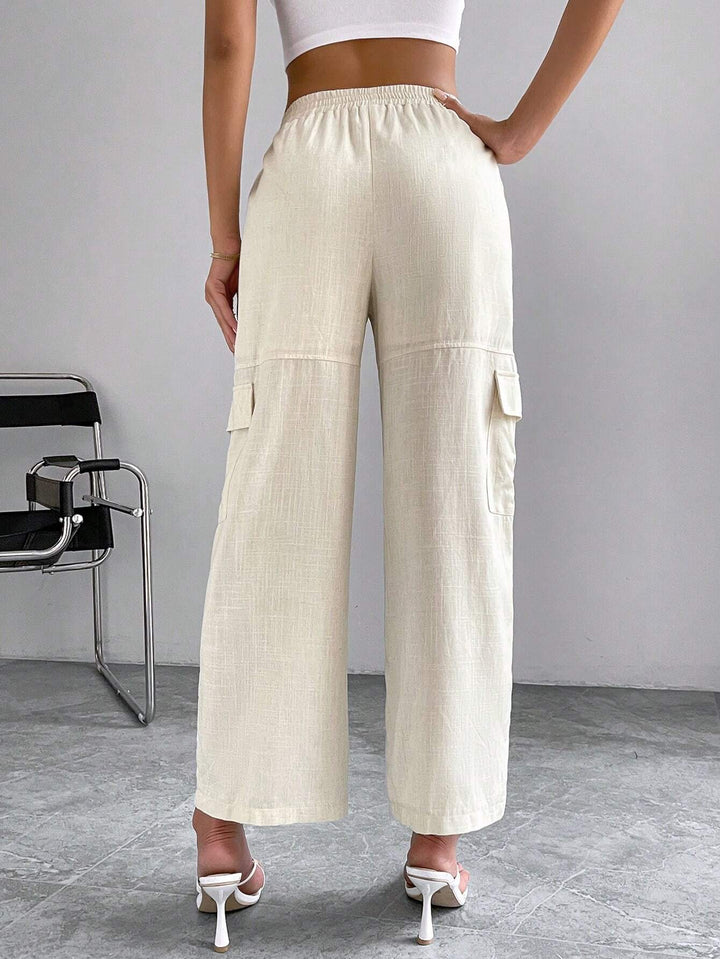 Loose Fit High Waist Pants