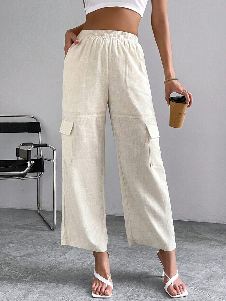 Loose Fit High Waist Pants