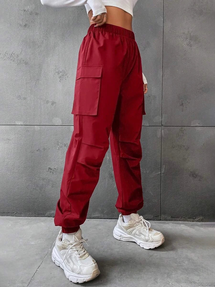 Flap Pocket Side Jogger Pants