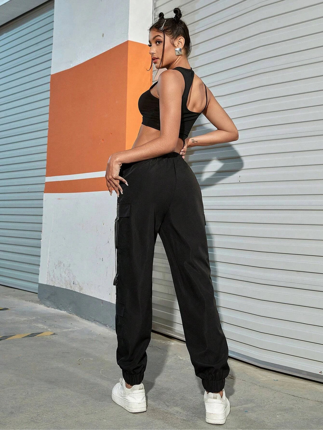 Relaxed Drawstring Cargo Pant