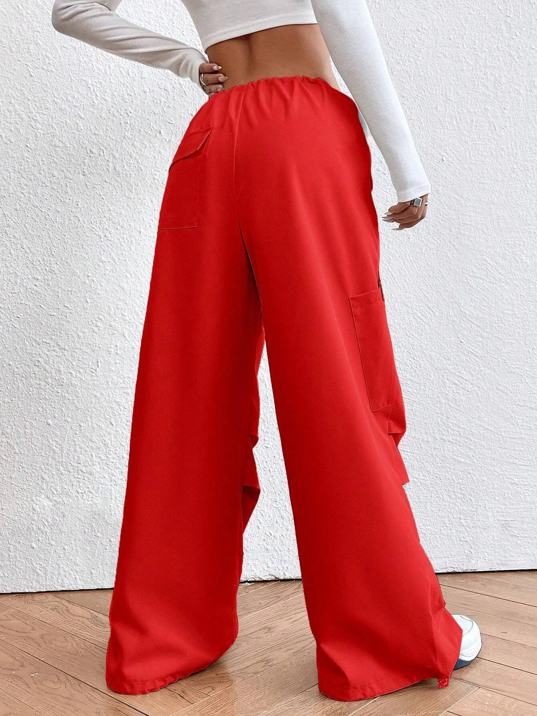 Drop Waist Regular Fit Parachute Pants