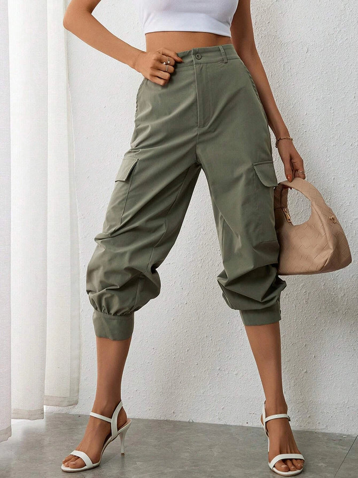 Flap Pocket Side Cargo Pants