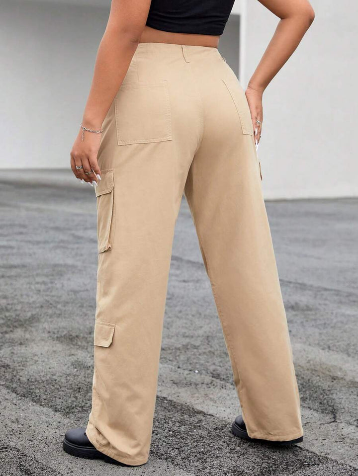 Flap Plus Pocket Side Cargo Pants