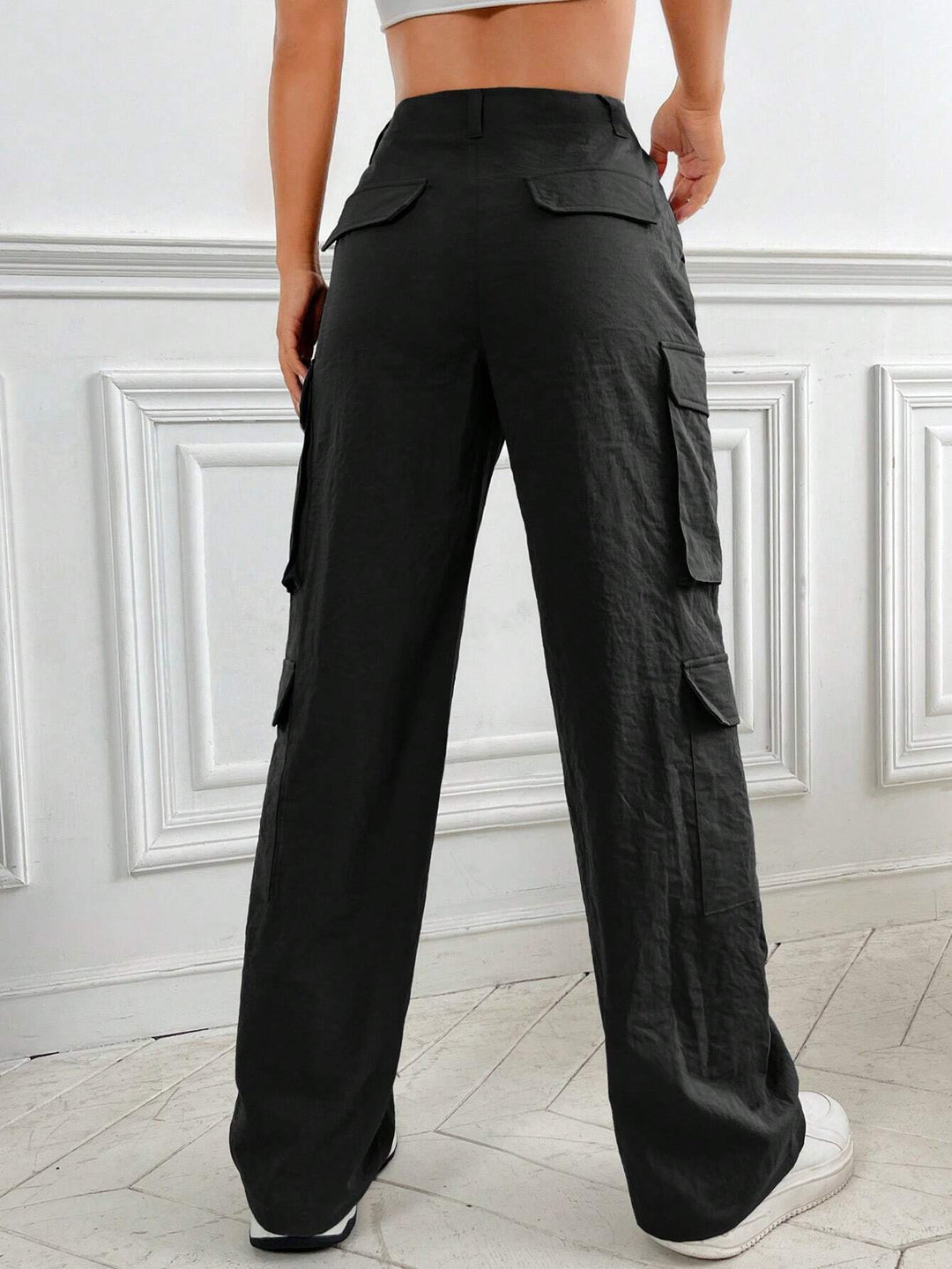 Flap Pocket Side Cargo Pants