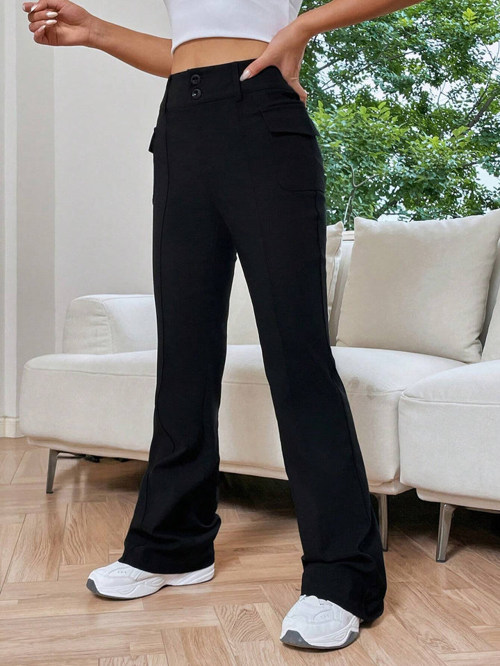 Flap Pocket Side Cargo Pants.