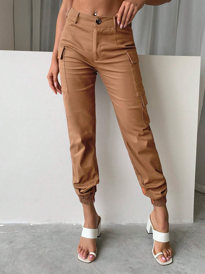 Flap Pocket Cargo Pants