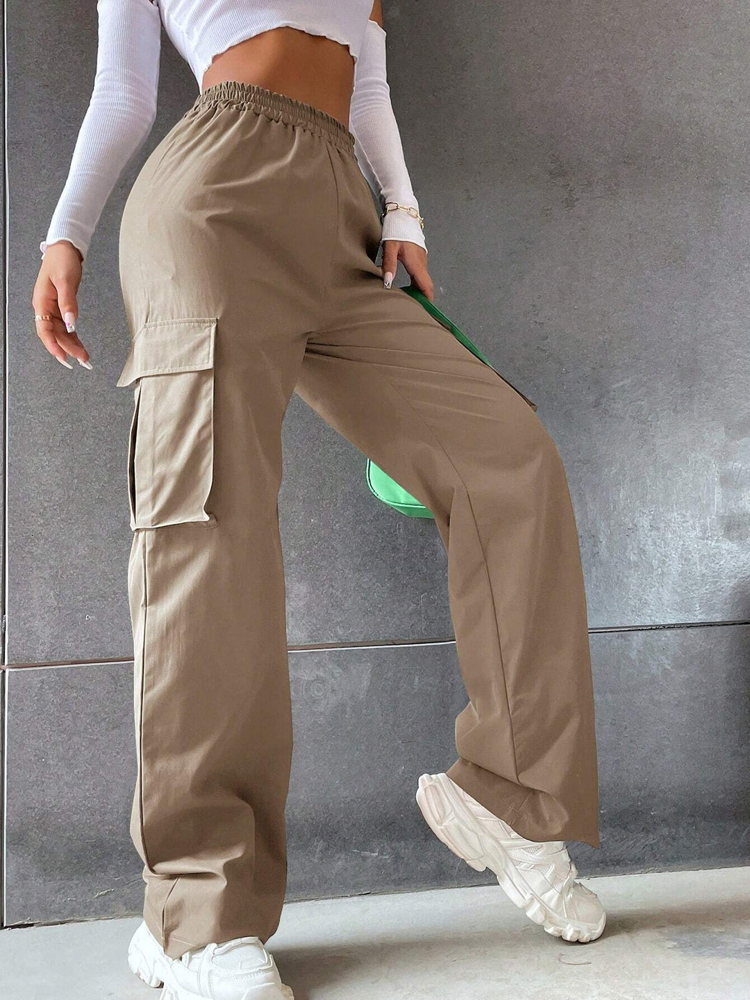 Side Flap Pocket Cargo Pants