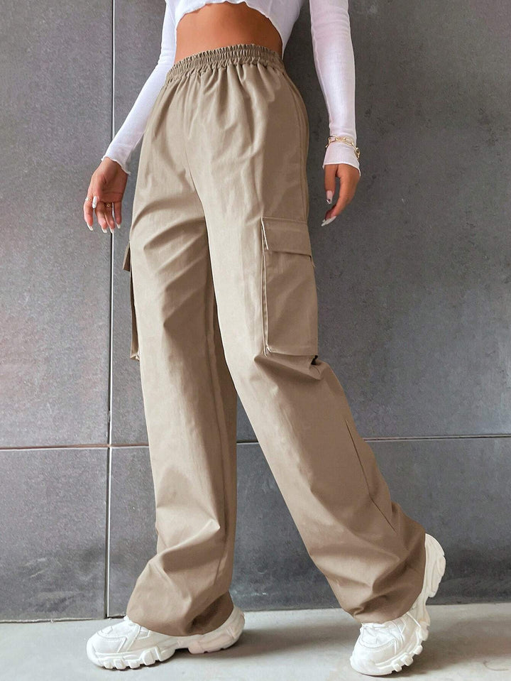 Flap Pocket Side Cargo Pants