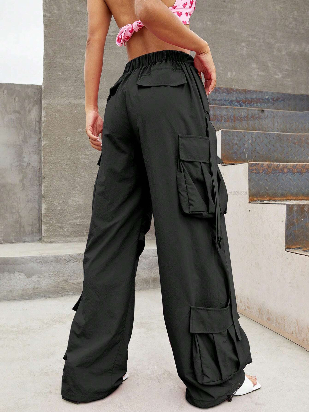 Flap Pocket Side Cargo Pants