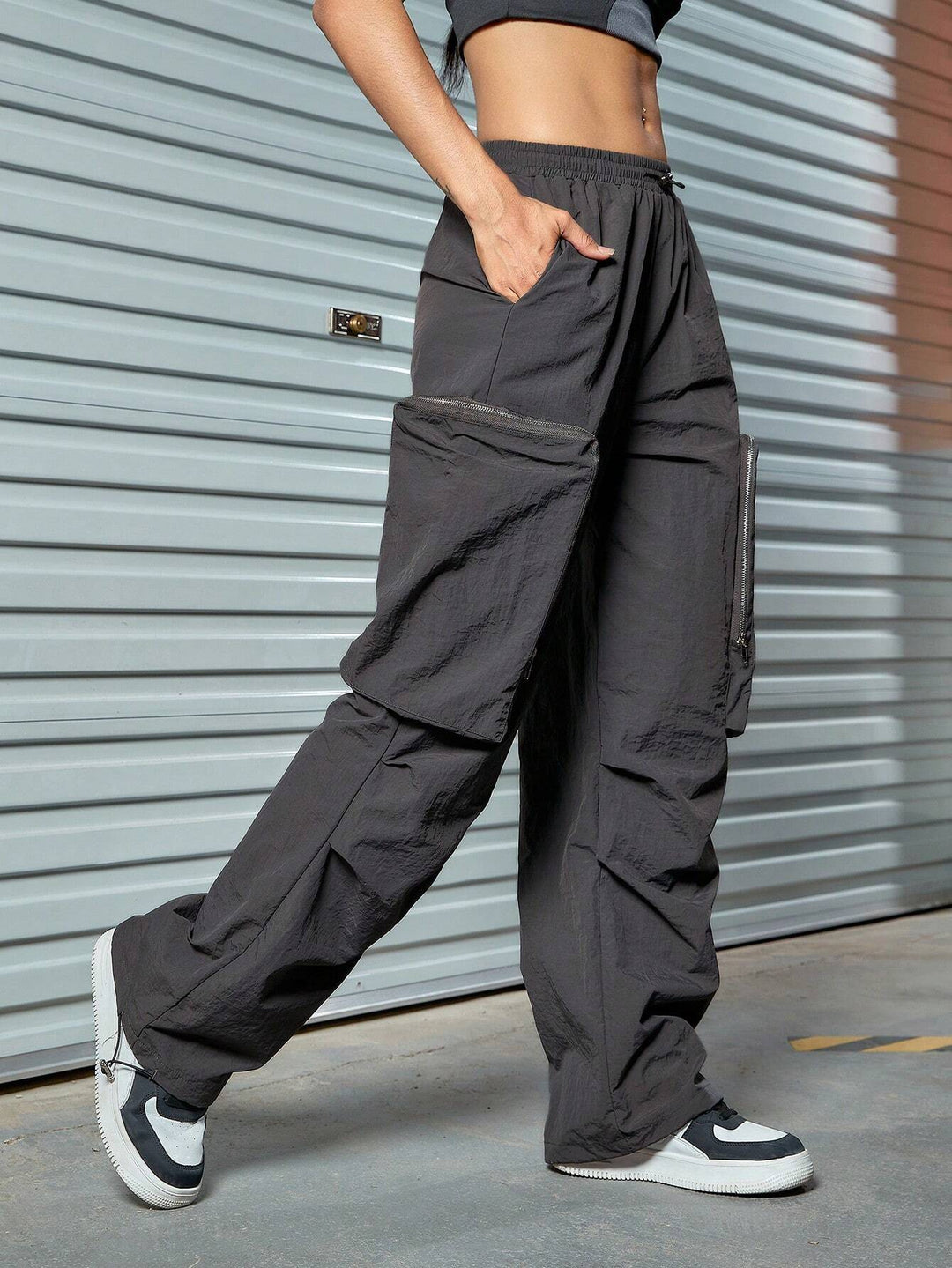 Functional Side Pocket Cargo Pants