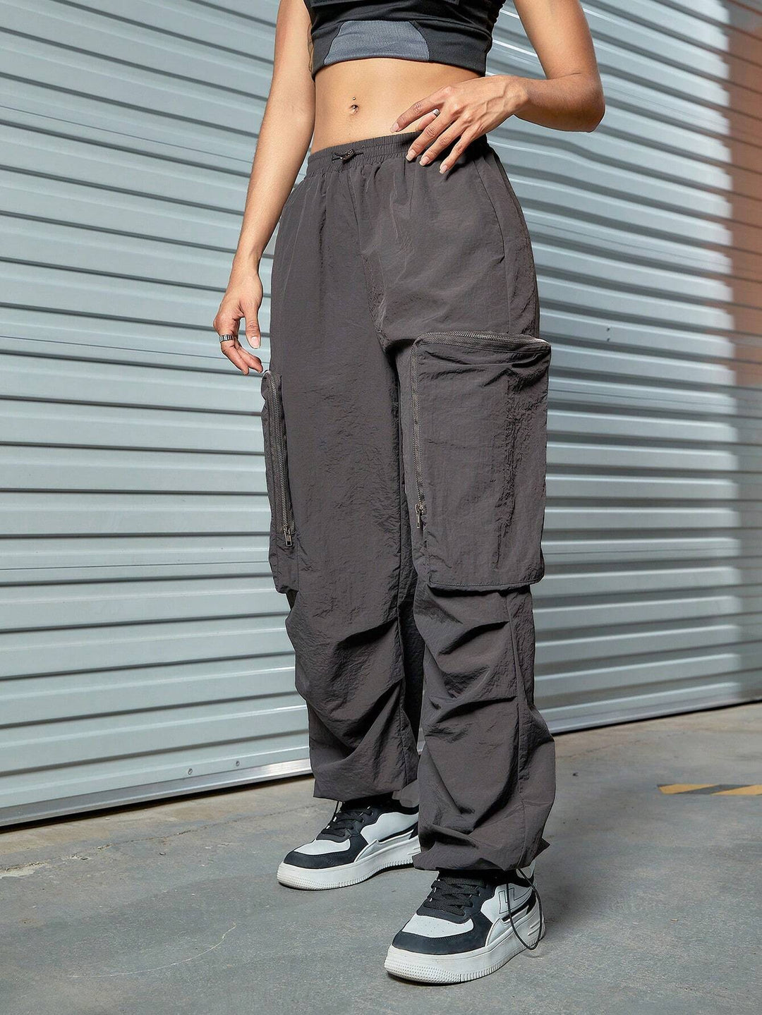 Functional Side Pocket Cargo Pants