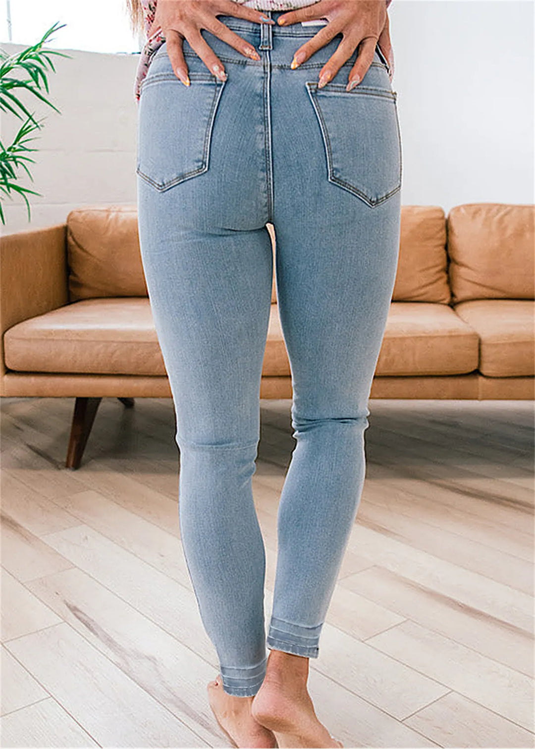 Judy Pull On Slim Denim Jeans