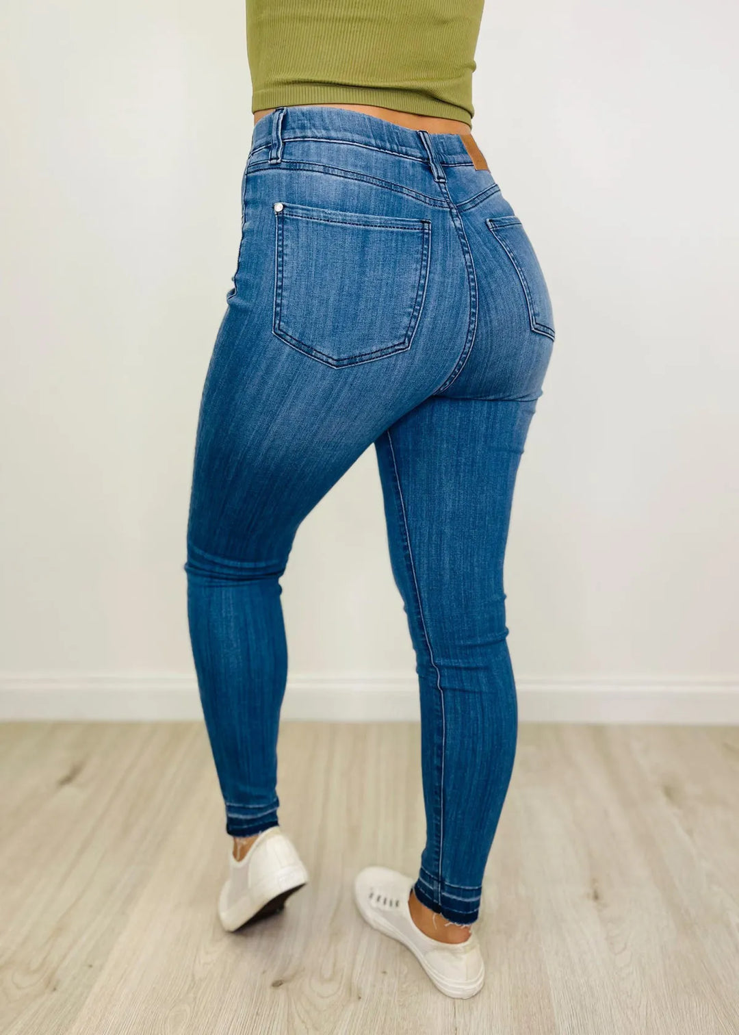 Judy Pull On Slim Denim Jeans