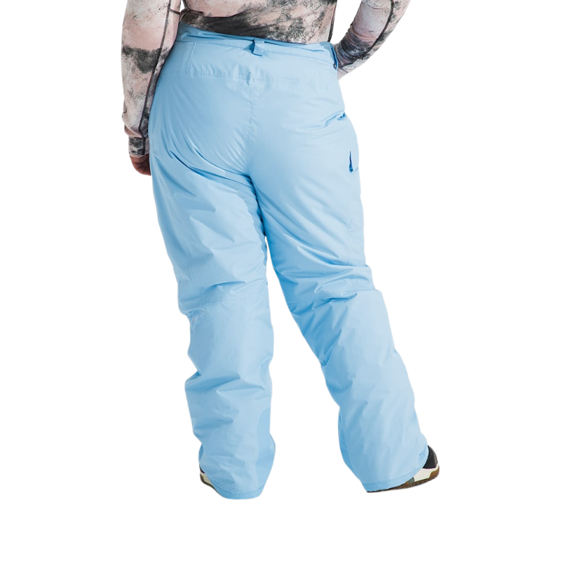 Water Resistant Plus Size Snow Pants With Zippered Pockets