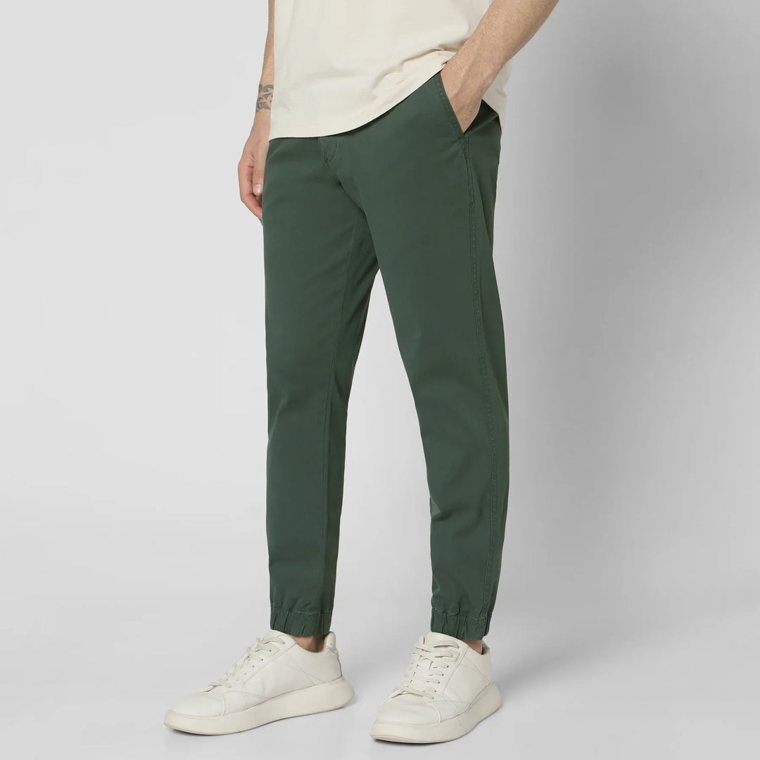 Stretchable Side Pockets Jogger Pants