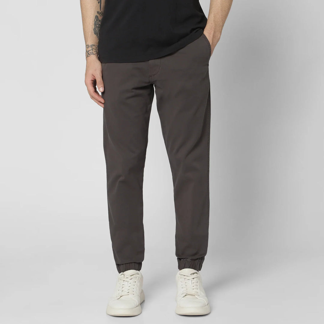 Stretchable Side Pockets Jogger Pants