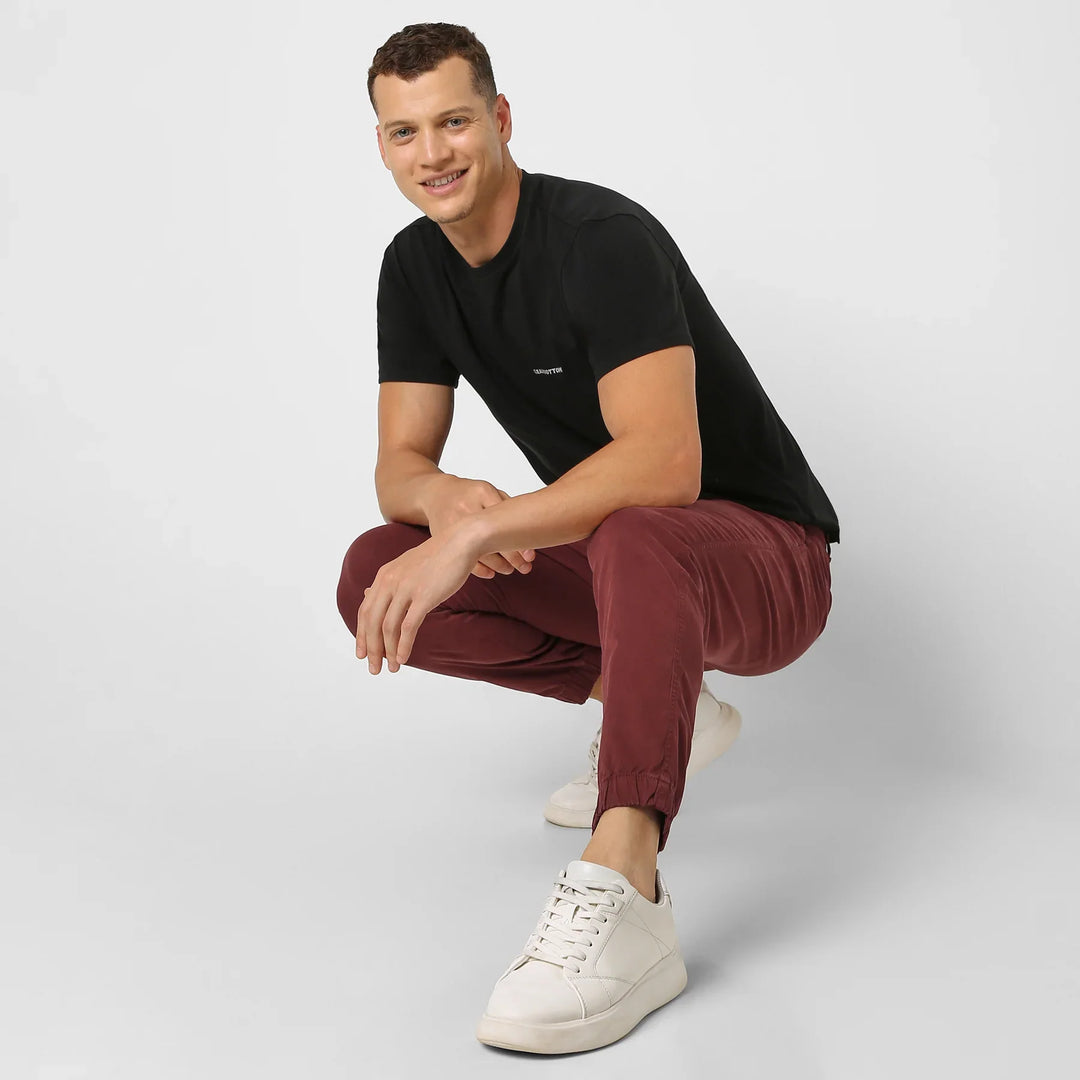 Stretchable Side Pockets Jogger Pants