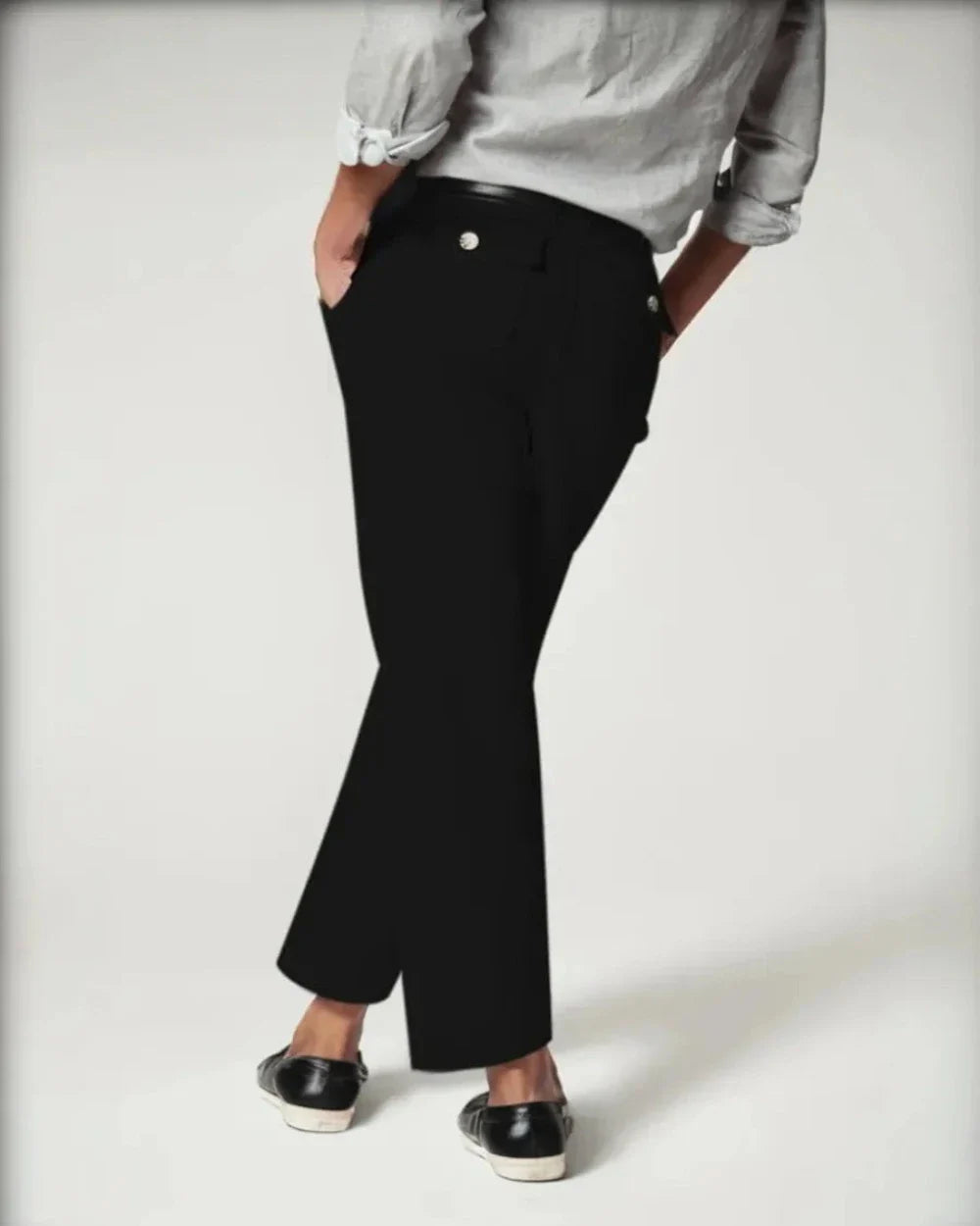 Classic Cropped Wide Pants