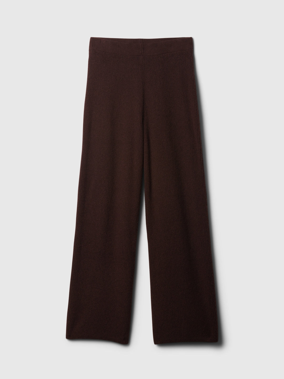 Warm Shaker Stitch Sweater Knit Pants